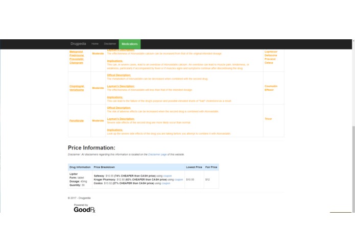 Drugpedia – screenshot 2