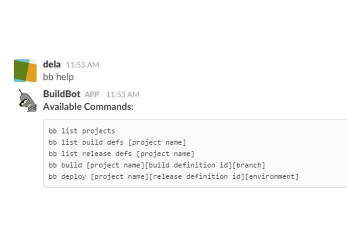 BuildBot – screenshot 1