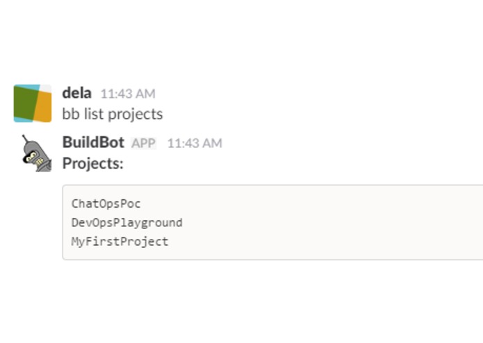 BuildBot – screenshot 2