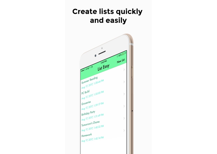 List Easy – screenshot 1