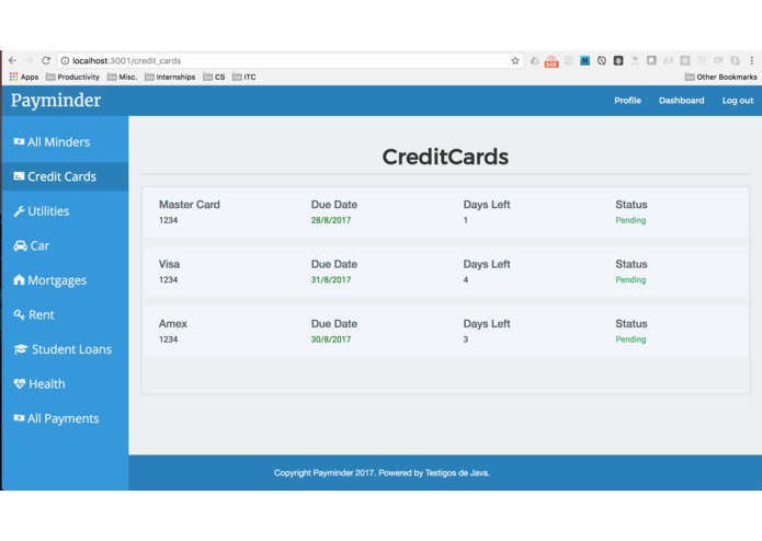 Payminder - TABLE #30 - Testigos de Java – screenshot 5
