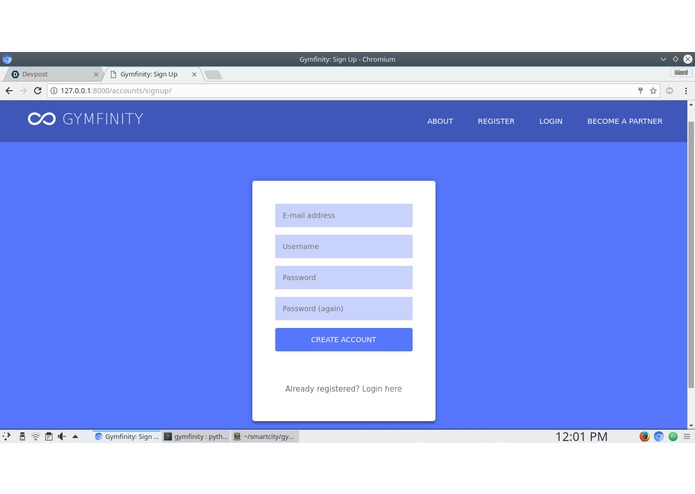 Gymfinity – screenshot 2
