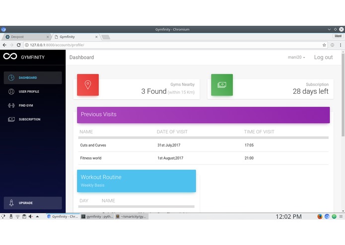 Gymfinity – screenshot 9