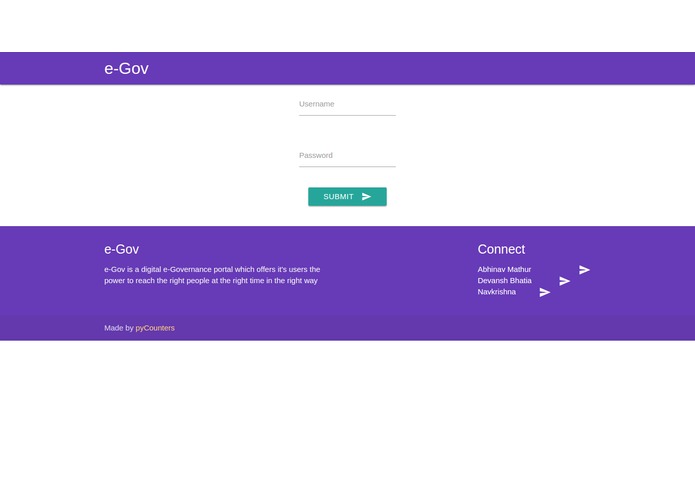 E-Gov – screenshot 1