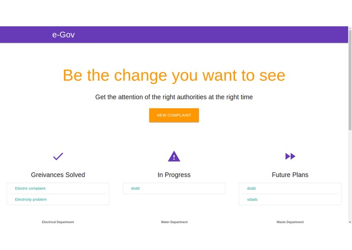 E-Gov – screenshot 2