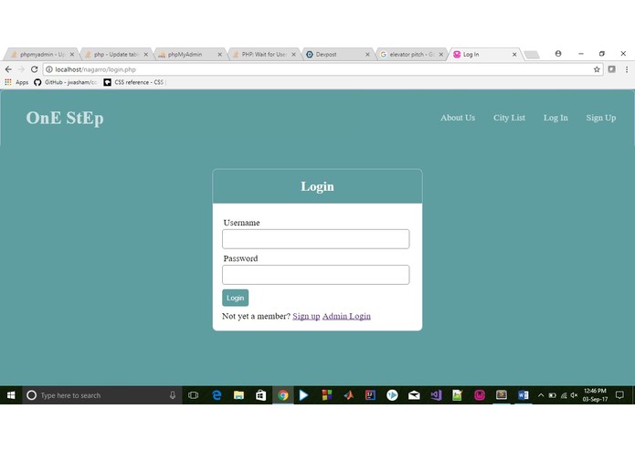 OnE StEp – screenshot 1