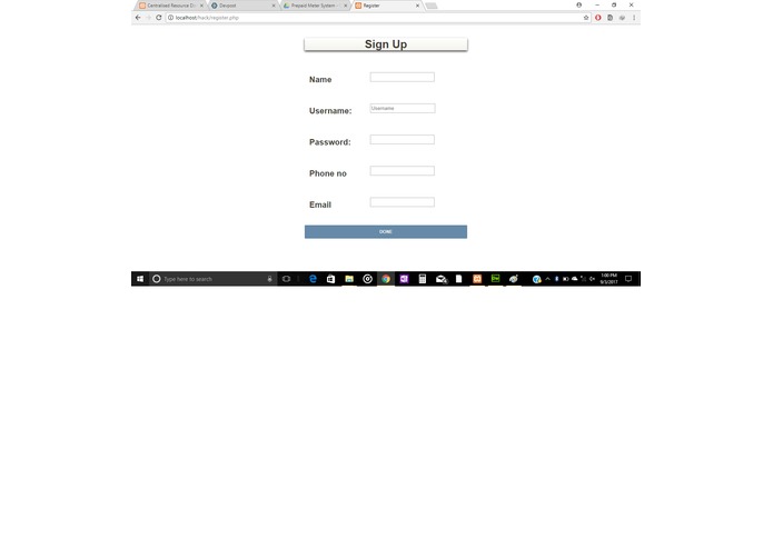 Prepaid electricity/Water meter system – screenshot 3