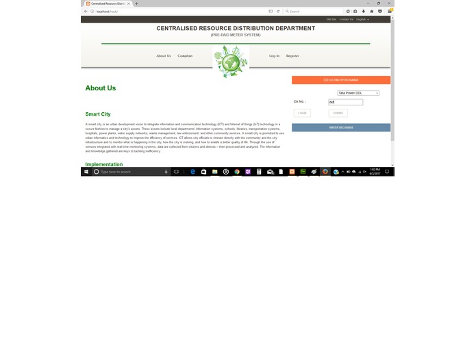 Prepaid electricity/Water meter system – screenshot 4