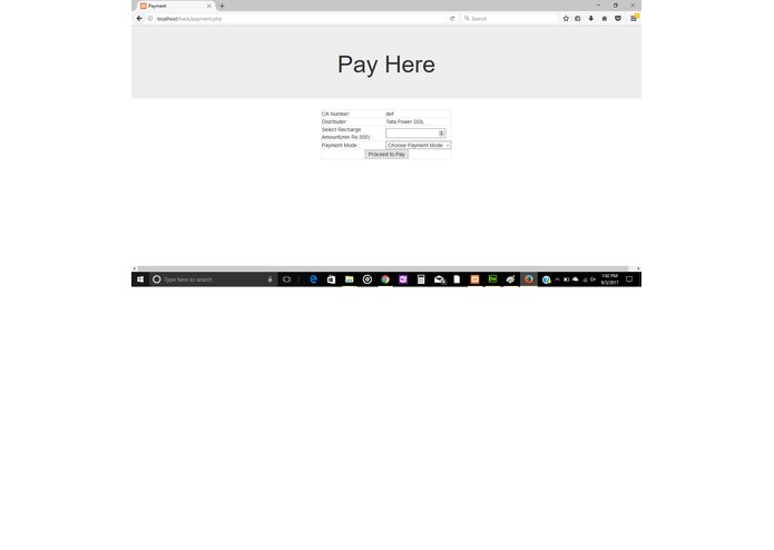 Prepaid electricity/Water meter system – screenshot 5