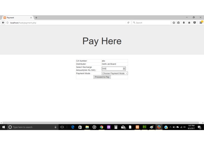 Prepaid electricity/Water meter system – screenshot 9