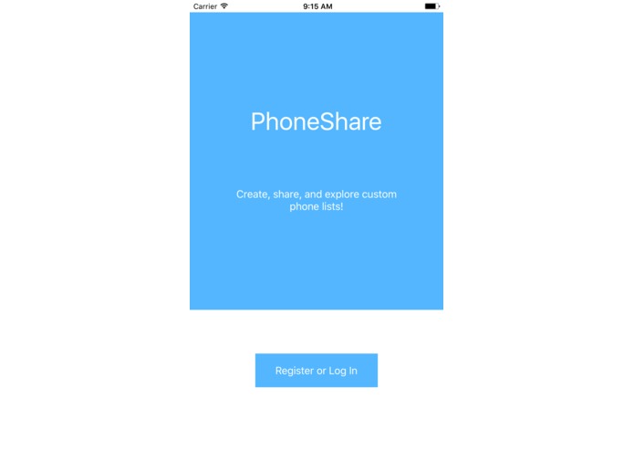 PhoneShare – screenshot 1