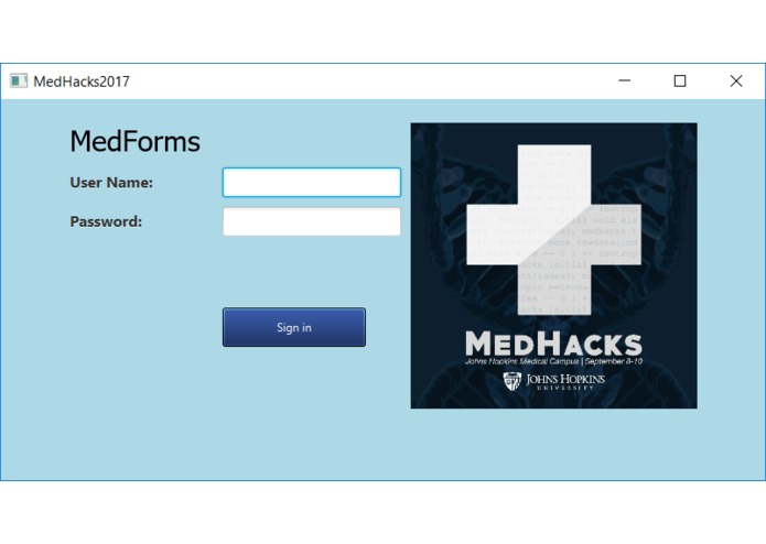 MedForms – screenshot 1