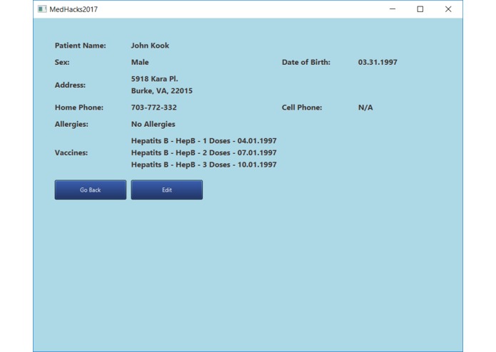 MedForms – screenshot 2