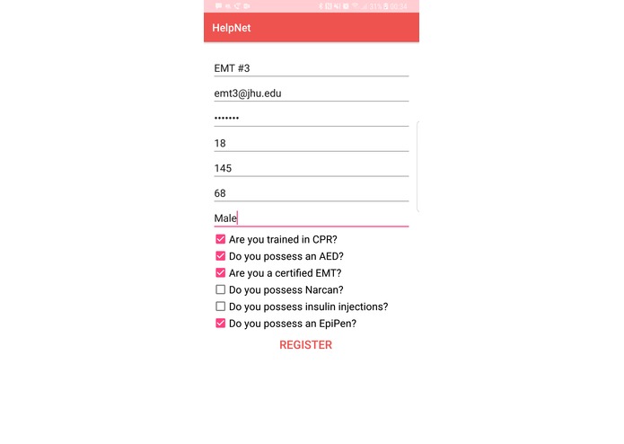 HelpNet- Crowd-sourcing medical help for the masses – screenshot 3