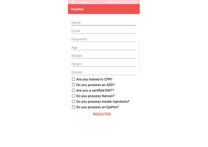 HelpNet- Crowd-sourcing medical help for the masses – screenshot 2