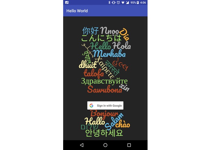 Hello World – screenshot 2