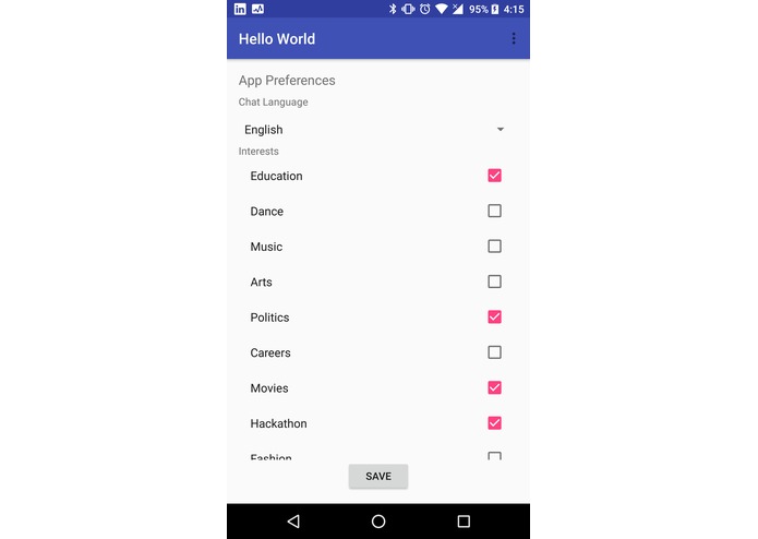 Hello World – screenshot 3
