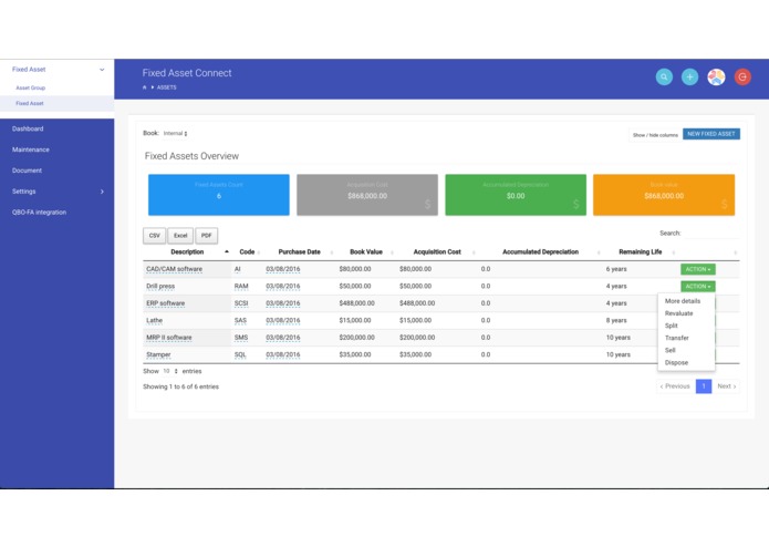 Fixed Asset Connect – screenshot 1