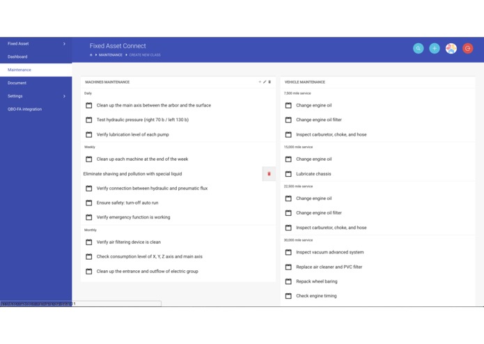 Fixed Asset Connect – screenshot 3