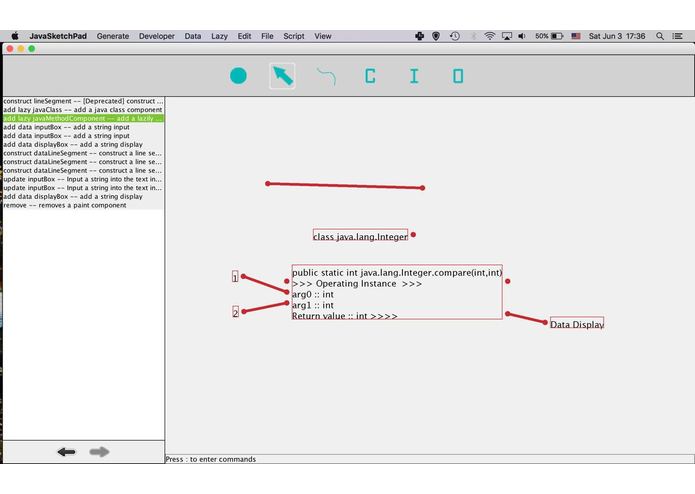 JavaSketchPad – screenshot 4