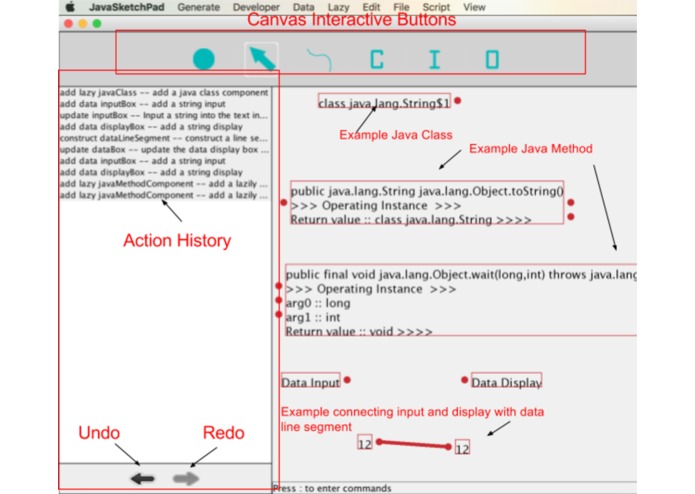 JavaSketchPad – screenshot 1