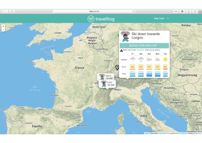 TravelFrog – screenshot 2