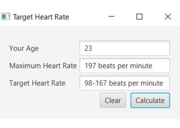 Target Heart Rate | Devpost