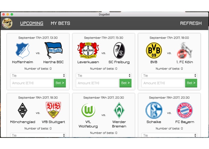 DogeBet – screenshot 1