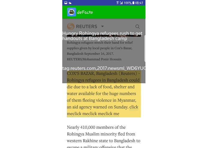 deFacto – screenshot 4