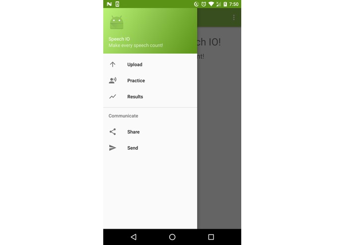 Speech IO – screenshot 2