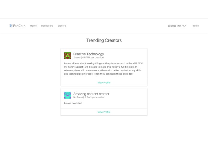 FanCoin – screenshot 2