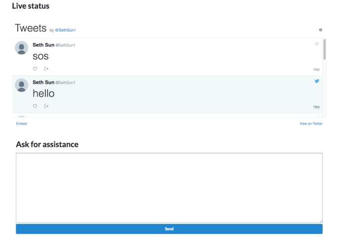 Disaster tracker – screenshot 4