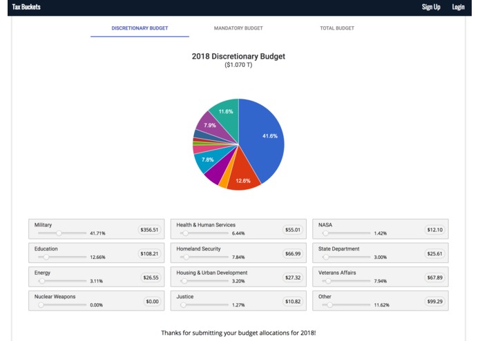 Tax Buckets – screenshot 2