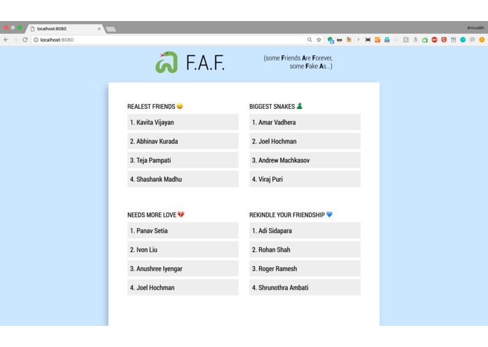 FAF – screenshot 2