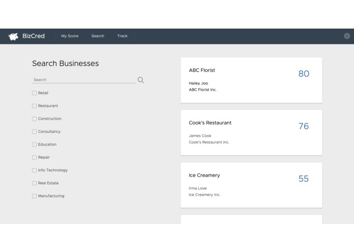 Bizcred – screenshot 1