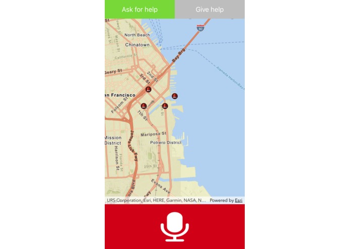 Emergency Voice Network – screenshot 1