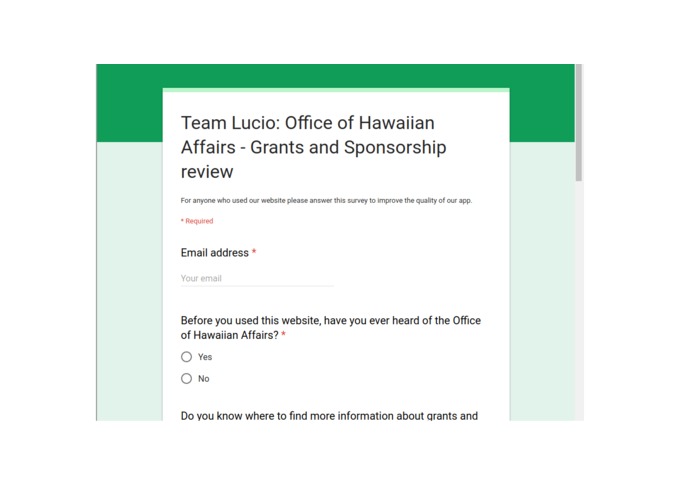 Office of Hawaii Affairs Grants & Scholarships Website – screenshot 5