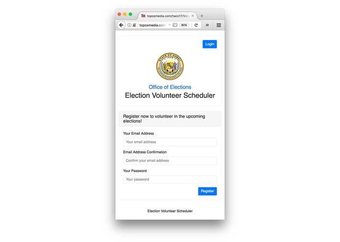 ELVOS HI - Hawaii's Election Volunteer Scheduler – screenshot 1