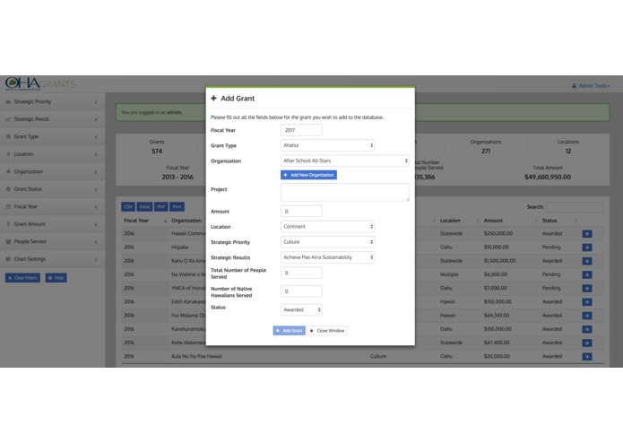 OHA Grants – screenshot 11
