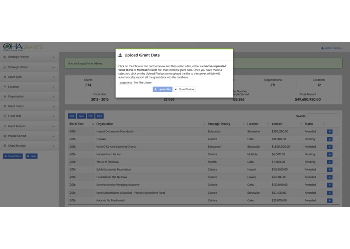 OHA Grants – screenshot 12