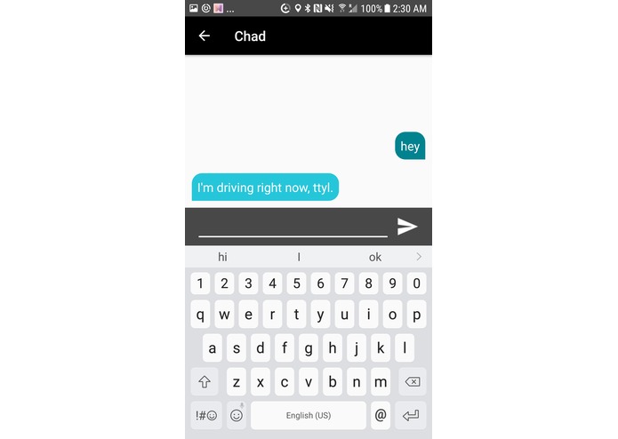 Communicative Hands-free Automotive Device (CHAD) – screenshot 3