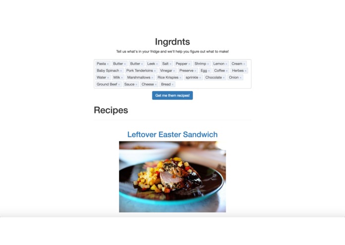 Ingrdnts – screenshot 1