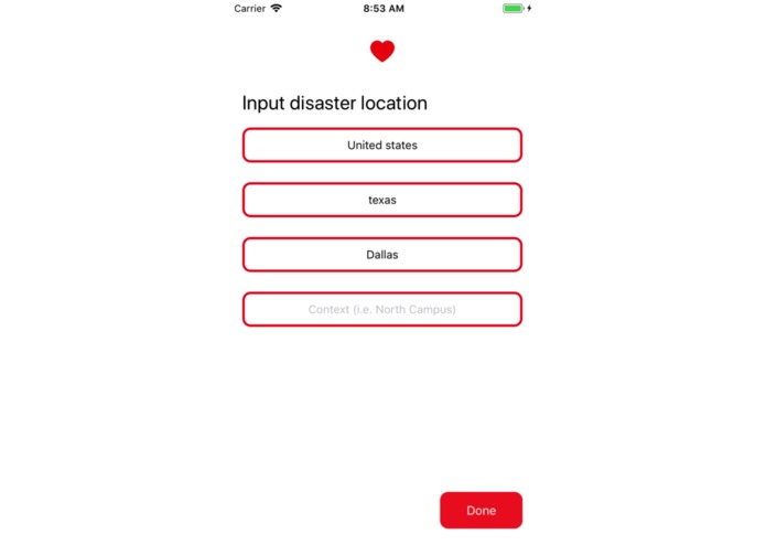 SOSMS – screenshot 1