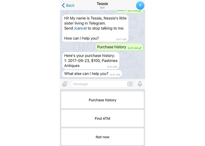 tessie-bot – screenshot 1