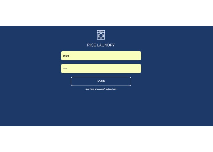 Rice Laundry App – screenshot 2