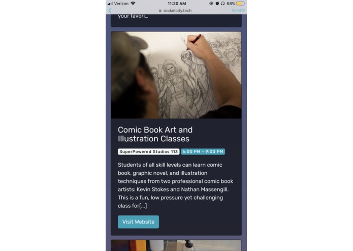 Rocket City Events – screenshot 3