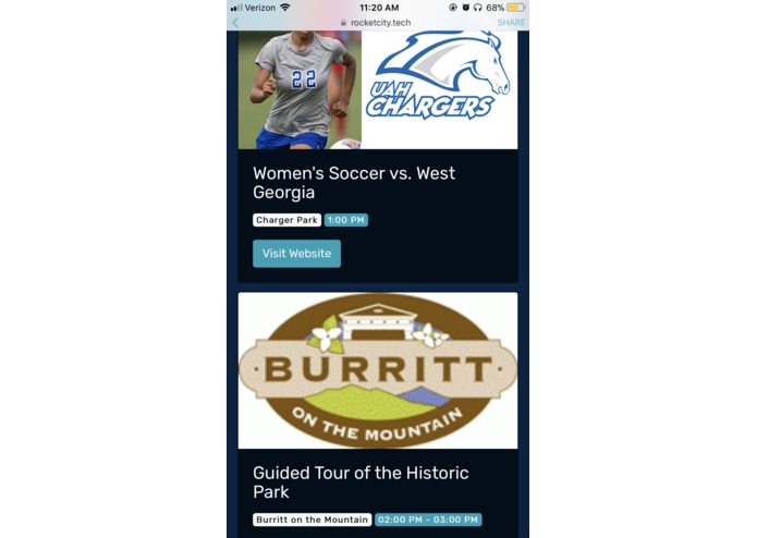 Rocket City Events – screenshot 1