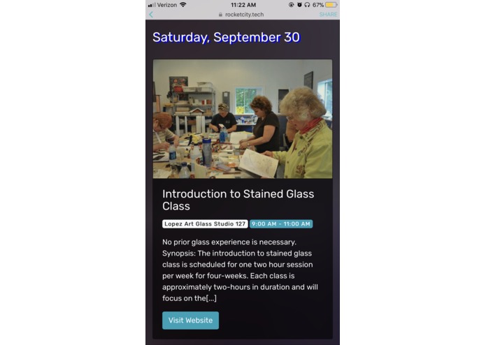 Rocket City Events – screenshot 7