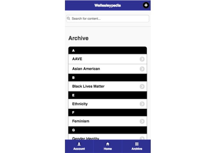 Wellesleypedia – screenshot 6
