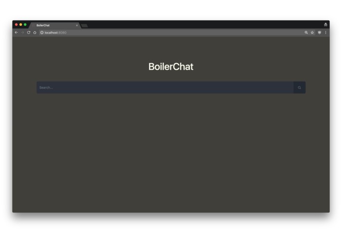 BoilerChat – screenshot 1